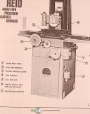 Reid Bros.-Fayscott-Reid Fayscott 612, Surface Grinder, S/N over 15718, Instruct and Parts Manual-612-01